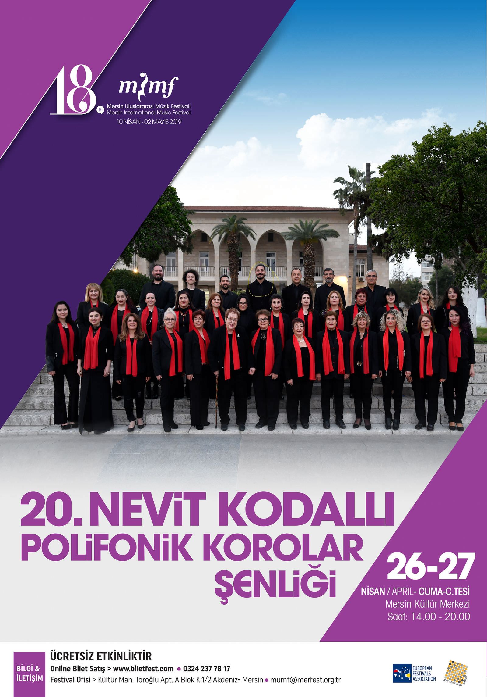 20. Nevit Kodallı Polifonik Korolar Şenliği/26-27 Nisan