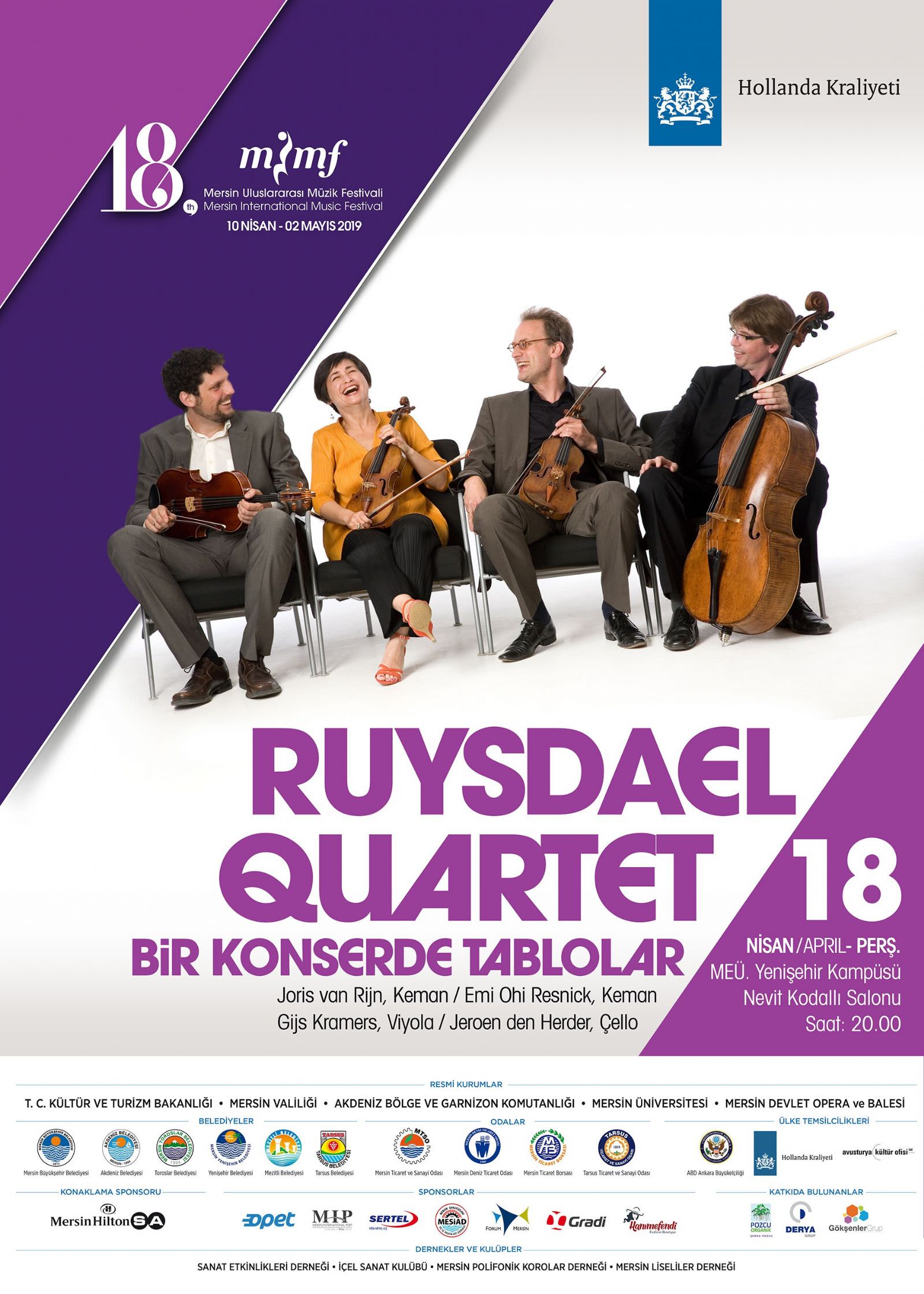 Ruysdael Quartet/Bir Konserde Tablolar