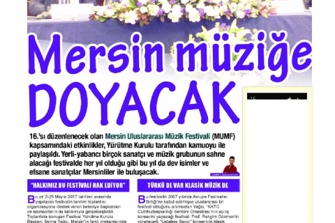 16. Mersin Uluslararası Müzik Festivali
