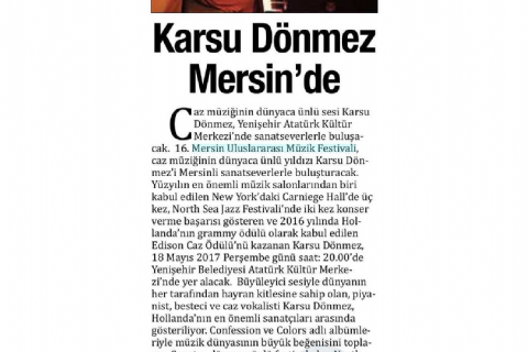 16. Mersin Uluslararası Müzik Festivali