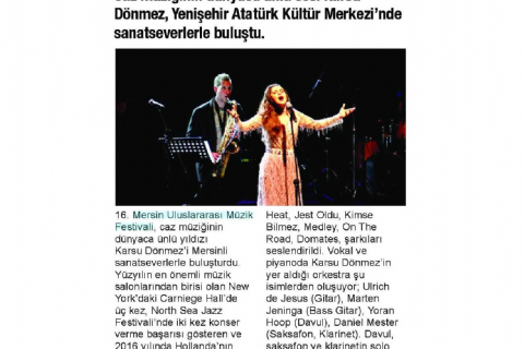 16. Mersin Uluslararası Müzik Festivali