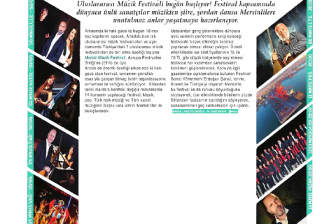 16. Mersin Uluslararası Müzik Festivali