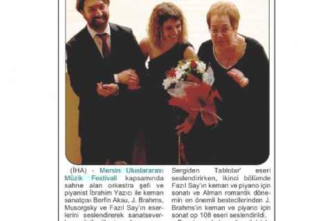 16. Mersin Uluslararası Müzik Festivali