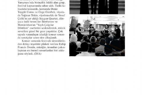 16. Mersin Uluslararası Müzik Festivali