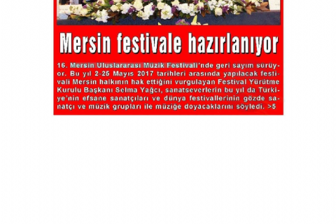 16. Mersin Uluslararası Müzik Festivali