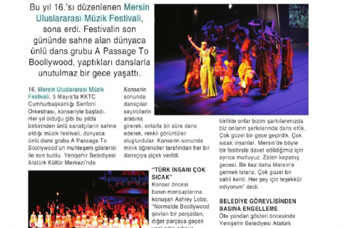 16. Mersin Uluslararası Müzik Festivali