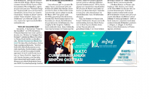 16. Mersin Uluslararası Müzik Festivali