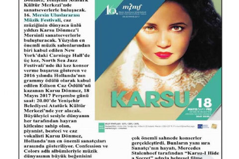 16. Mersin Uluslararası Müzik Festivali