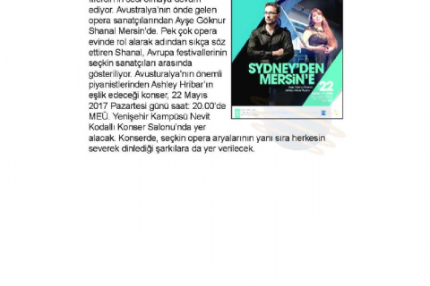 16. Mersin Uluslararası Müzik Festivali