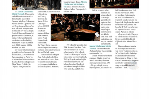 17. Mersin Uluslararası Müzik Festivali