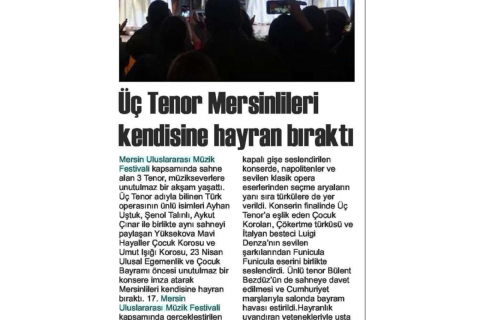 17. Mersin Uluslararası Müzik Festivali