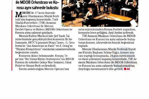 17. Mersin Uluslararası Müzik Festivali