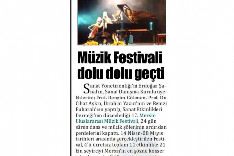 17. Mersin Uluslararası Müzik Festivali