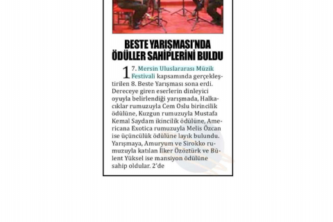 17. Mersin Uluslararası Müzik Festivali