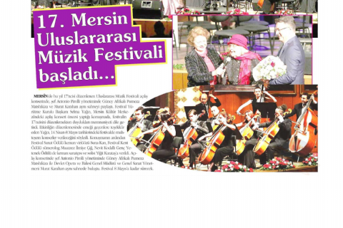 17. Mersin Uluslararası Müzik Festivali