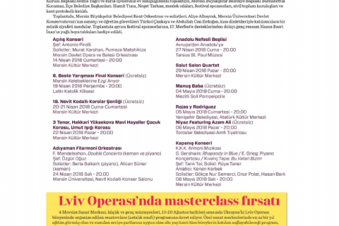 17. Mersin Uluslararası Müzik Festivali