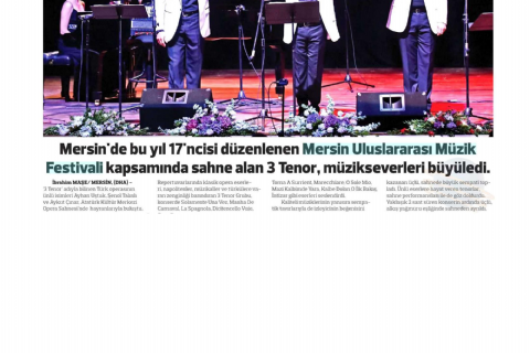 17. Mersin Uluslararası Müzik Festivali