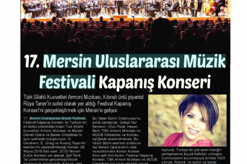 17. Mersin Uluslararası Müzik Festivali