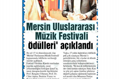 17. Mersin Uluslararası Müzik Festivali
