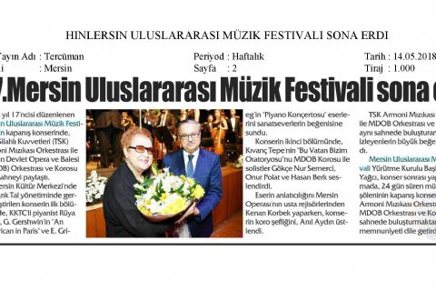 17. Mersin Uluslararası Müzik Festivali