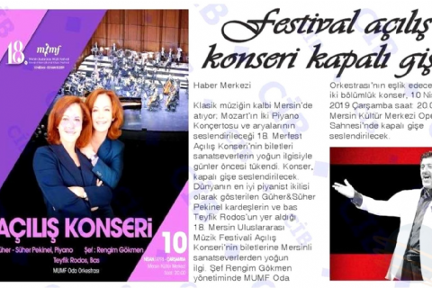 18. Mersin Uluslararası Müzik Festivali