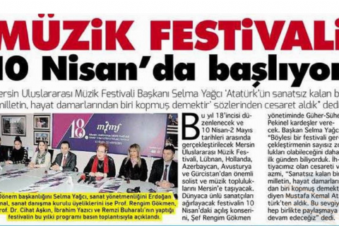 18. Mersin Uluslararası Müzik Festivali