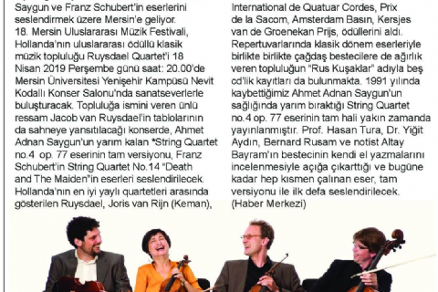 18. Mersin Uluslararası Müzik Festivali