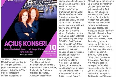 18. Mersin Uluslararası Müzik Festivali