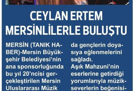 20. Mersin Uluslararası Müzik Festivali