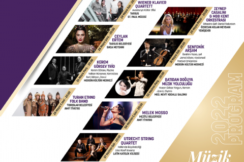 20. Mersin Uluslararası Müzik Festivali programı açıklandı.