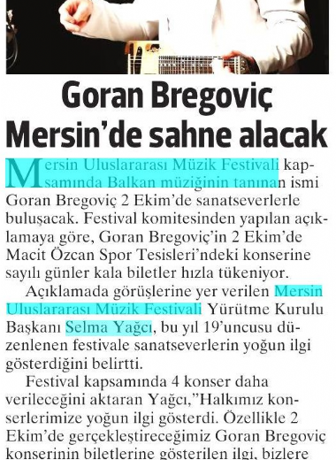 19. Mersin Uluslararası Müzik Festivali