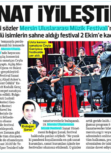 19. Mersin Uluslararası Müzik Festivali