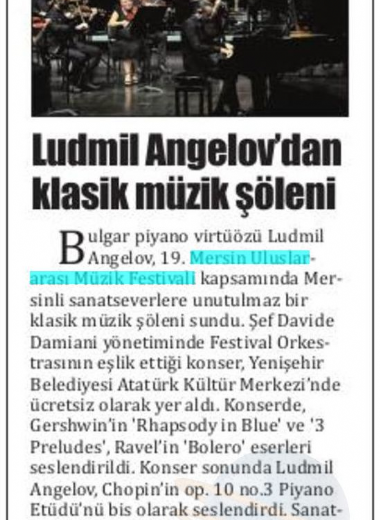 19. Mersin Uluslararası Müzik Festivali