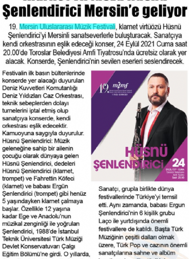 19. Mersin Uluslararası Müzik Festivali