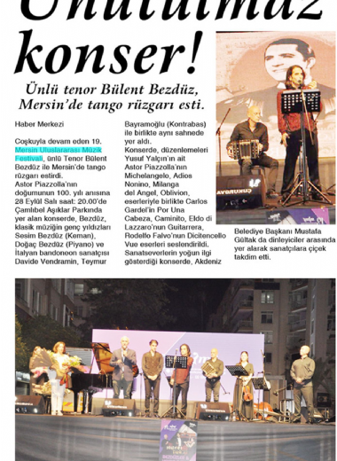 19. Mersin Uluslararası Müzik Festivali