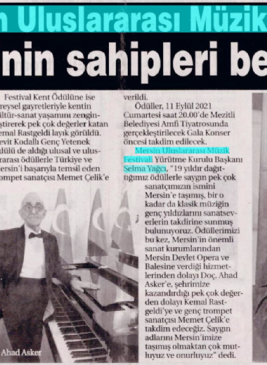 19. Mersin Uluslararası Müzik Festivali