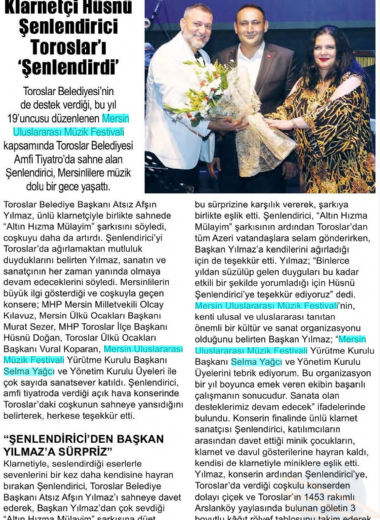 19. Mersin Uluslararası Müzik Festivali