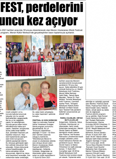19. Mersin Uluslararası Müzik Festivali