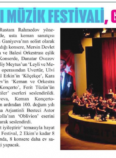 19. Mersin Uluslararası Müzik Festivali