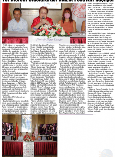 19. Mersin Uluslararası Müzik Festivali