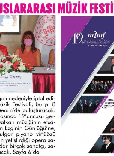 19. Mersin Uluslararası Müzik Festivali