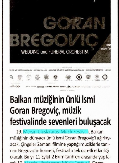 19. Mersin Uluslararası Müzik Festivali