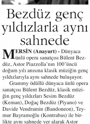 19. Mersin Uluslararası Müzik Festivali
