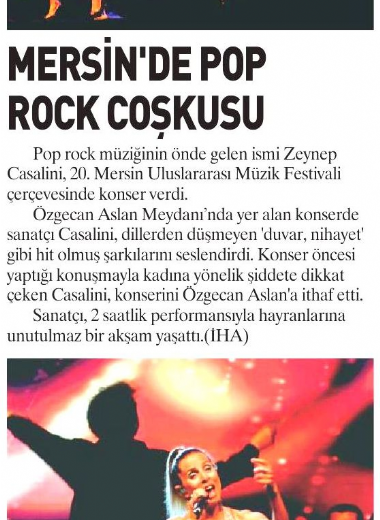 20. Mersin Uluslararası Müzik Festivali