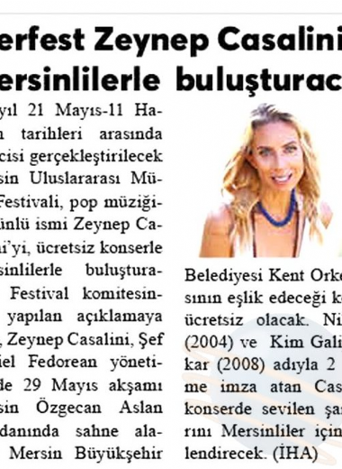 20. Mersin Uluslararası Müzik Festivali