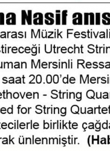 20. Mersin Uluslararası Müzik Festivali