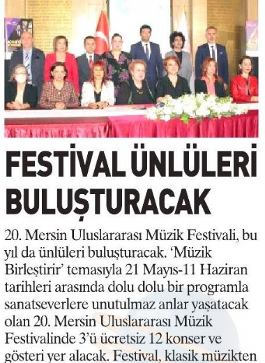 20. Mersin Uluslararası Müzik Festivali