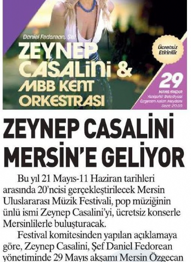 20. Mersin Uluslararası Müzik Festivali