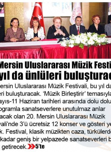 20. Mersin Uluslararası Müzik Festivali