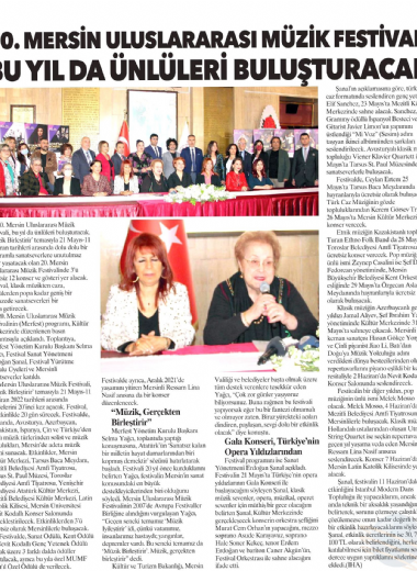 20. Mersin Uluslararası Müzik Festivali